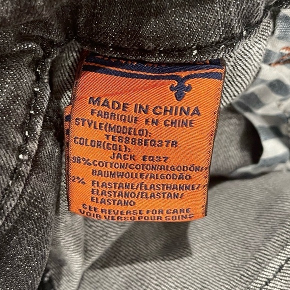 Rock Revival Distressed Black Jeans Shorts Size 38 - Picture 7 of 9